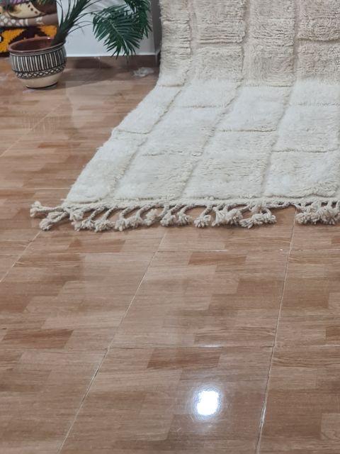 White Qalir Marokkaans handgemaakt tapijt-852.jpg